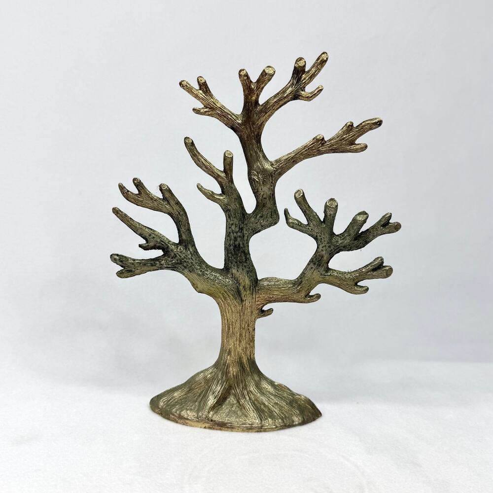 Vintage Gold Metal Tree Decor